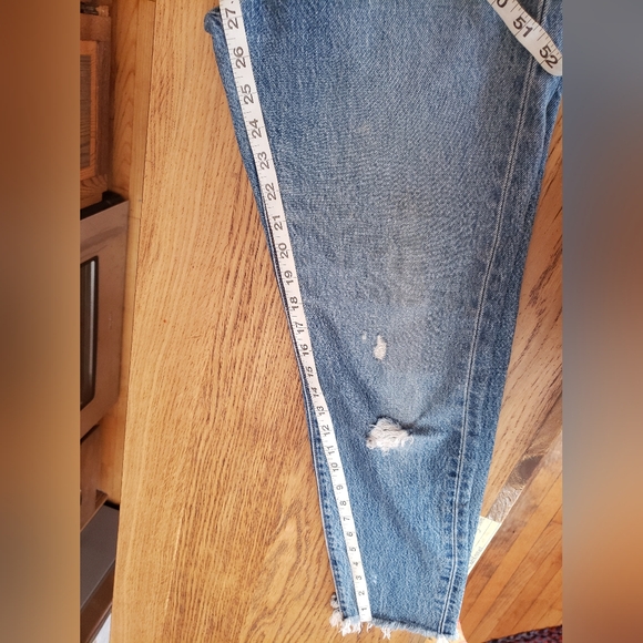 Levi's Wedgie 24x27 skinny premium 100 cotton rigid vintage style retro jean - Picture 11 of 16